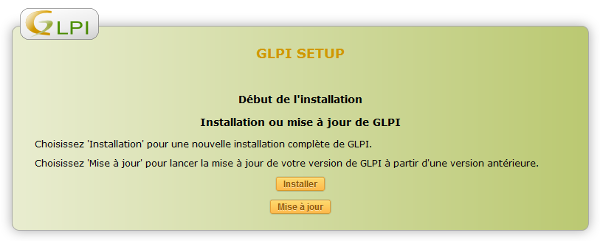 GLPI Setup Installation