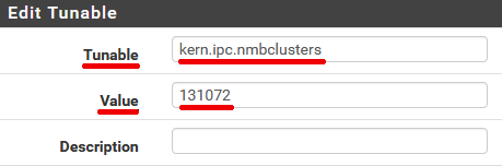System tunables - kern.ipc.nmbclusters