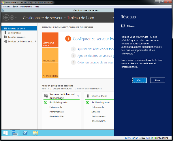 Windows Server 2012 R2 - Découverte réseau