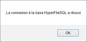 Administrateur WebDev Base HyperFileSQL Test